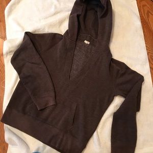 J crew v neck hoodie sweatshirt